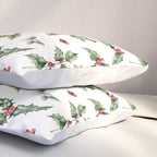 Christmas Holly Pillow Sham Gallery Image 3