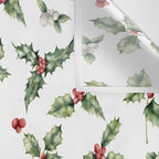 Christmas Holly Wall Tapestry Gallery Image 3