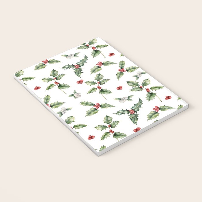 Christmas Holly Notebook Gallery Image 3