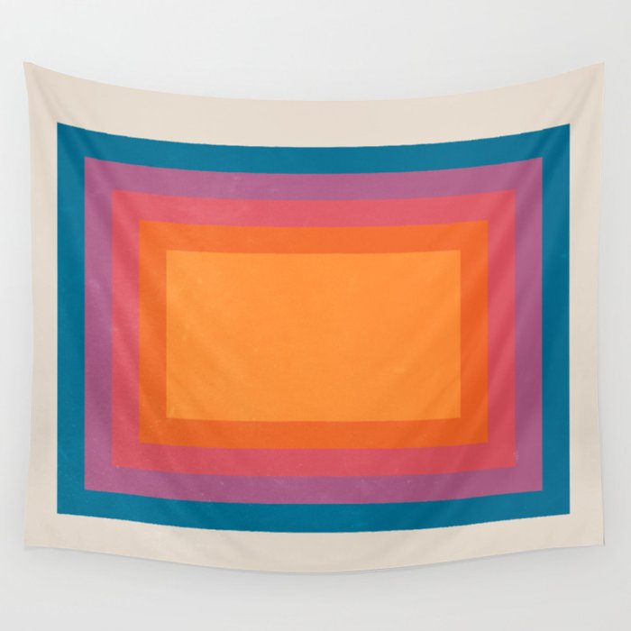 Vintage California Sun 02 Wall Tapestry Gallery Image 4