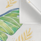 Watercolor Luna Moth Wall Tapestry Gallery Image 3