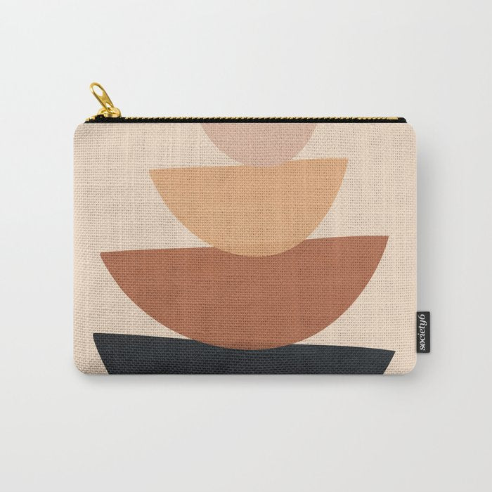 Minimal Shapes No 61 Carry All Pouch Gallery Image 1