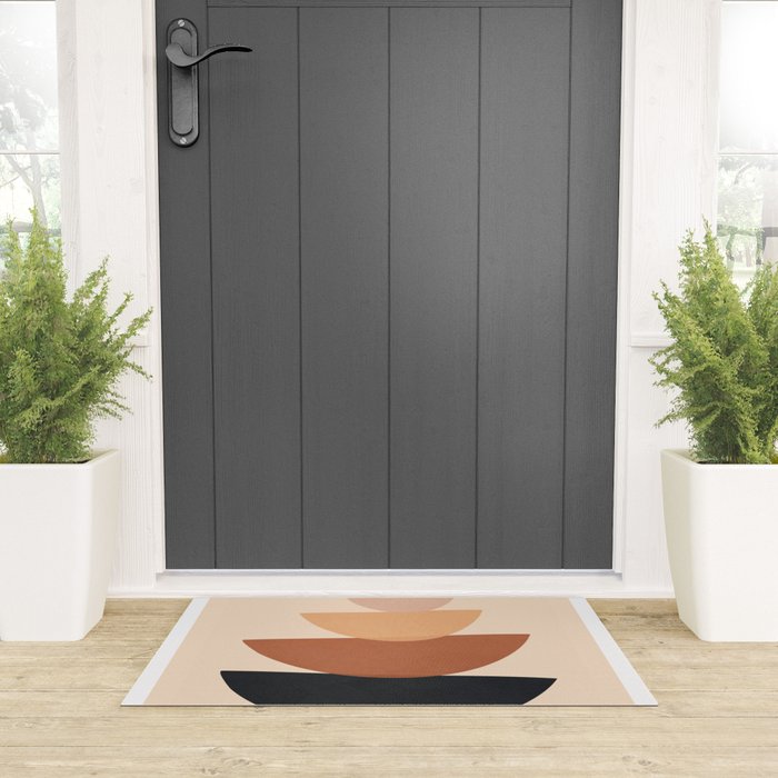 Minimal Shapes No 61 Welcome Mat Gallery Image 3