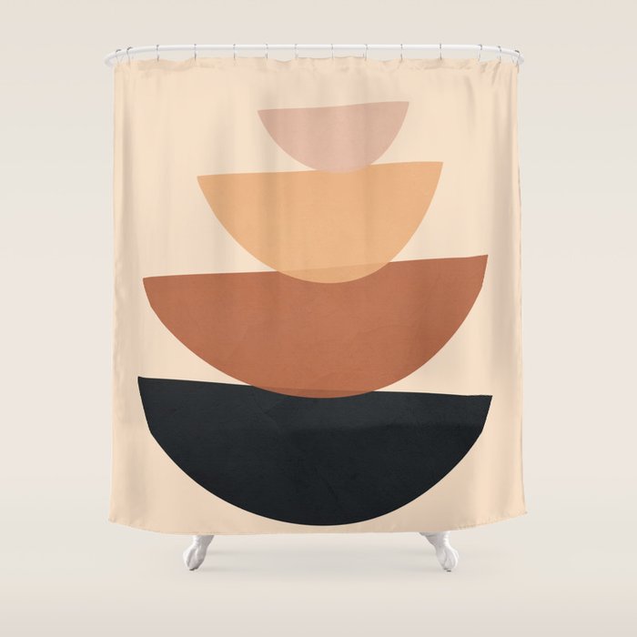 Minimal Shapes No 61 Shower Curtain Gallery Image 1