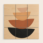 Minimal Shapes No 61 Wood Wall Art Gallery Image 1