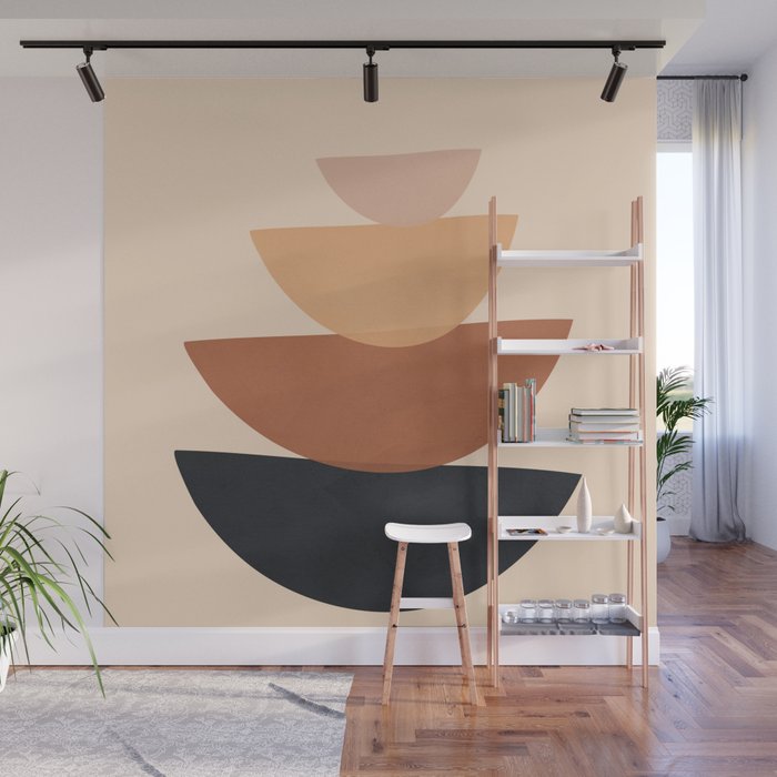 Minimal Shapes No 61 Wall Mural Gallery Image 1