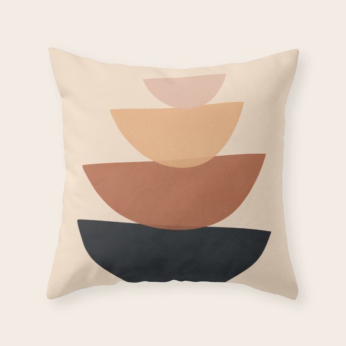 Minimal Shapes No 61 Throw Pillow Gallery Image 1