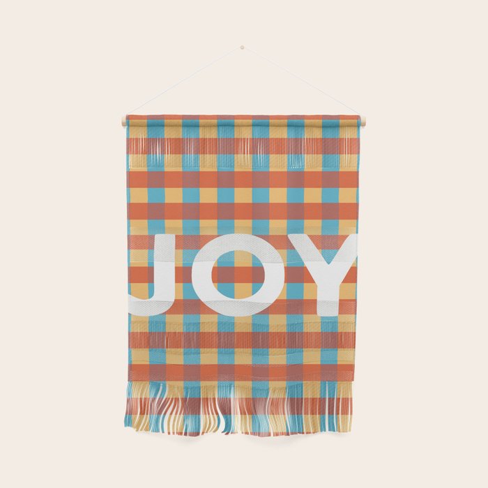 Joy in Christmas Plaid Wall Hanging Gallery Image 1