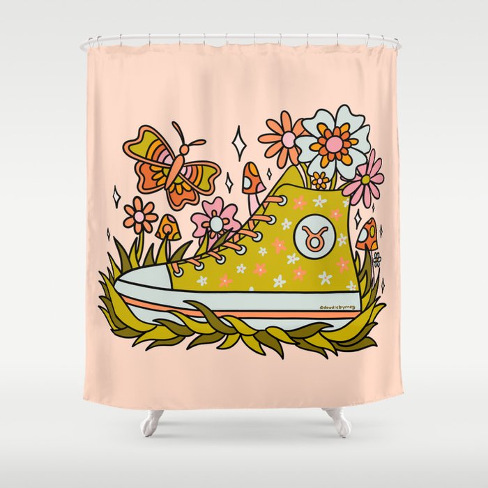 Taurus Sneaker Shower Curtain Gallery Image 1