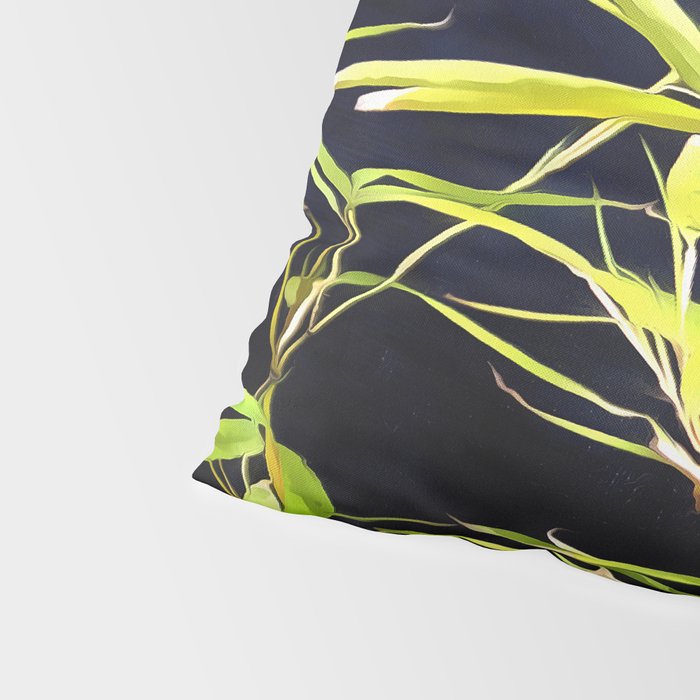 Bamboo On Black Pillow Sham Gallery Image 4