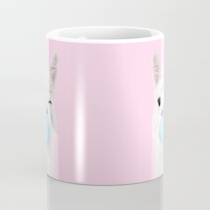 BUBBLEGUM LLAMA Coffee Mug Gallery Image 4