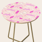 Pasta Noodles in Pink  Side Table Gallery Image 2