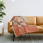 Abstract Faces 11 Throw Blanket Gallery Image 1