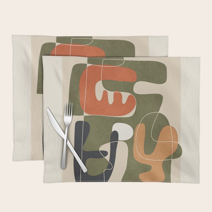 Organic Rhythms 2 Placemat Gallery Image 1