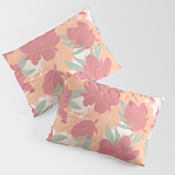 Big floral blossoms PF3 Pillow Sham Gallery Image 3
