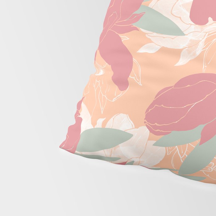 Big floral blossoms PF3 Pillow Sham Gallery Image 4