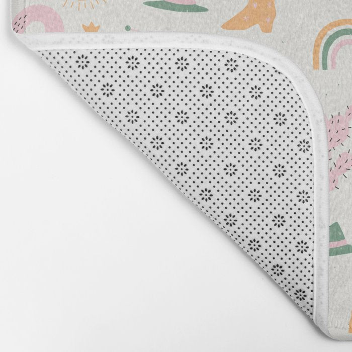 Wild West Pattern Bath Mat Gallery Image 2