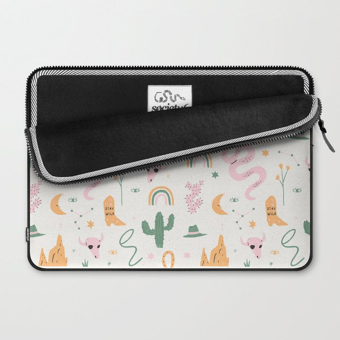 Wild West Pattern Laptop Sleeve Gallery Image 2