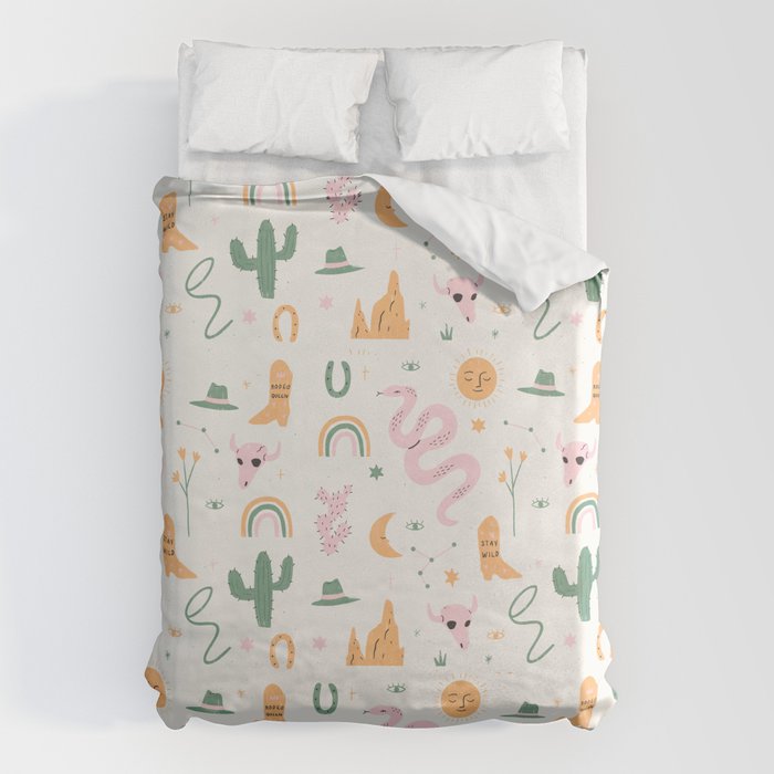 Wild West Pattern Duvet Cover Gallery Image 1