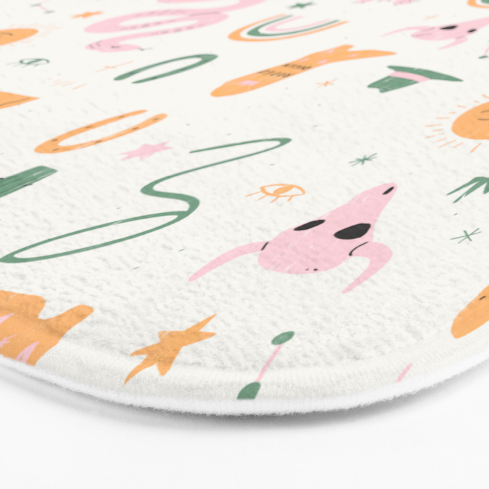 Wild West Pattern Bath Mat Gallery Image 3