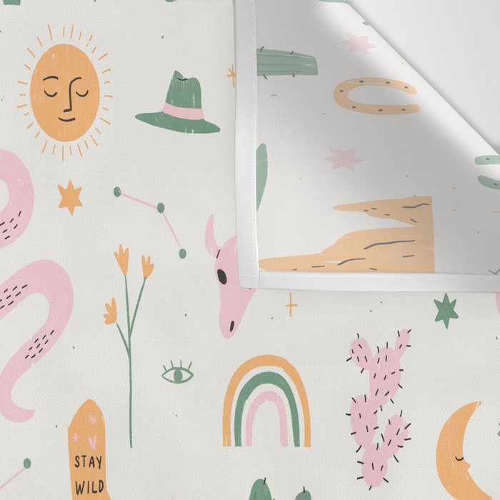 Wild West Pattern Wall Tapestry Gallery Image 3