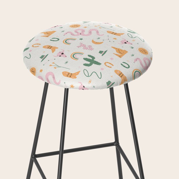 Wild West Pattern Stool Gallery Image 2