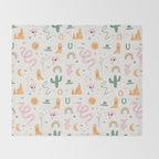 Wild West Pattern Throw Blanket Gallery Image 2