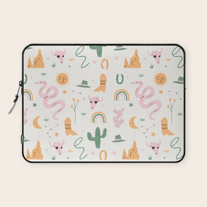 Wild West Pattern Laptop Sleeve Gallery Image 1