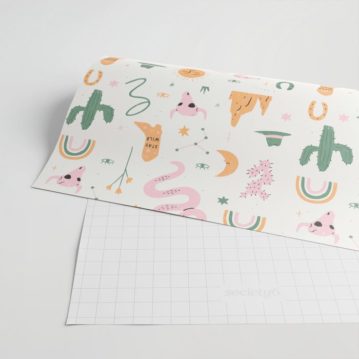 Wild West Pattern Wrapping Paper Gallery Image 2