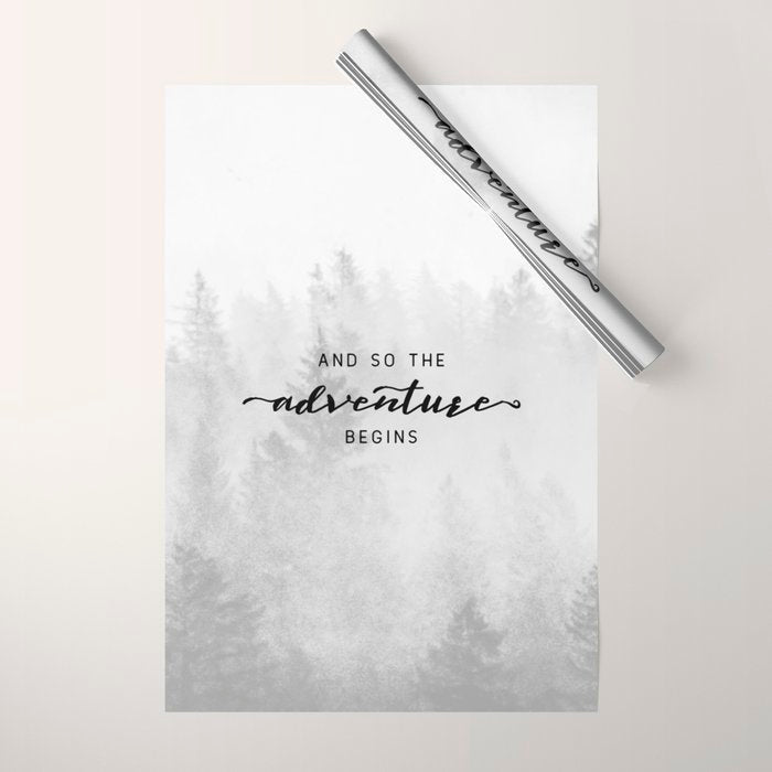 And So The Adventure Begins Wrapping Paper Gallery Image 1