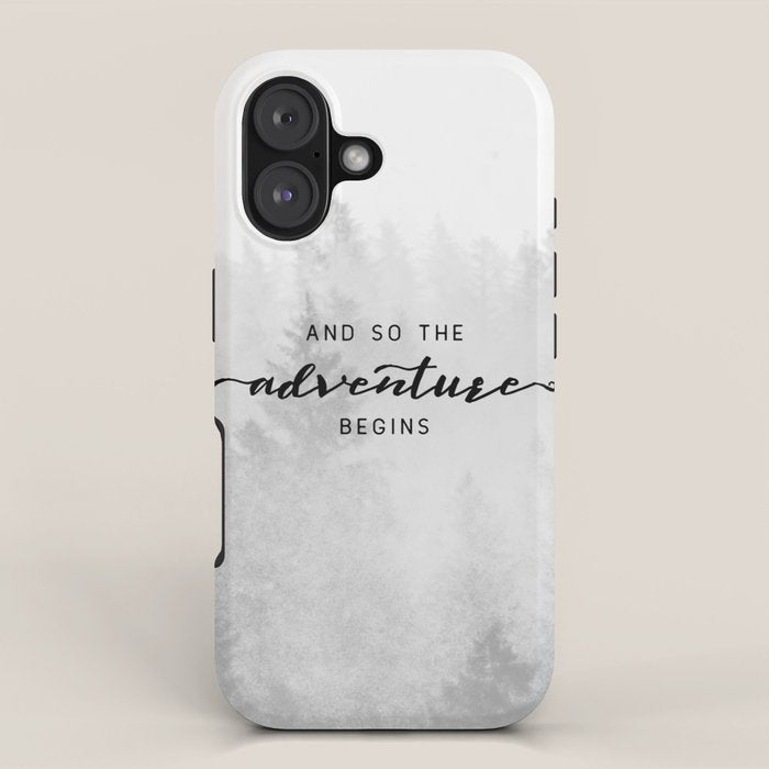 And So The Adventure Begins iPhone Case Gallery Image 1