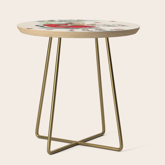 Vintage Christmas Girl Side Table Gallery Image 1