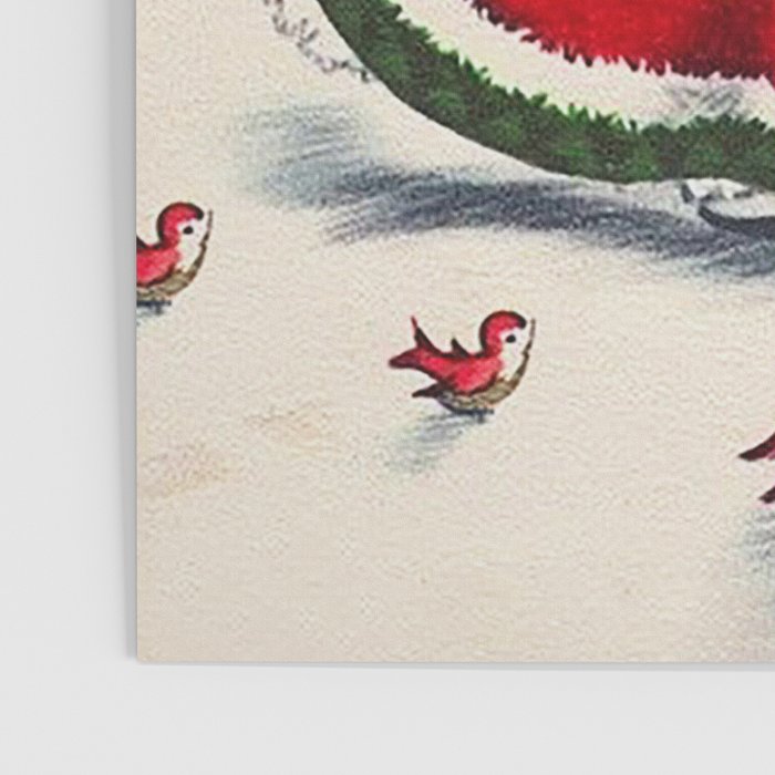 Vintage Christmas Girl Poster Gallery Image 3