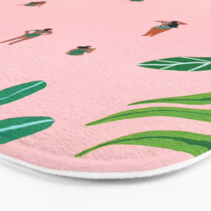Green swimsuit Bath Mat Gallery Image 3