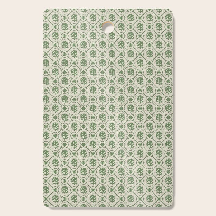 Sea Glass Geometric Floral Cutting Board Gallery Image 1