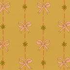 Cute Hair Bows & Stars in Yellow Ochre & Peach Coffee Mug Gallery Image 2