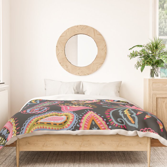 Eclectic  Paisley Delight Duvet Cover Gallery Image 3