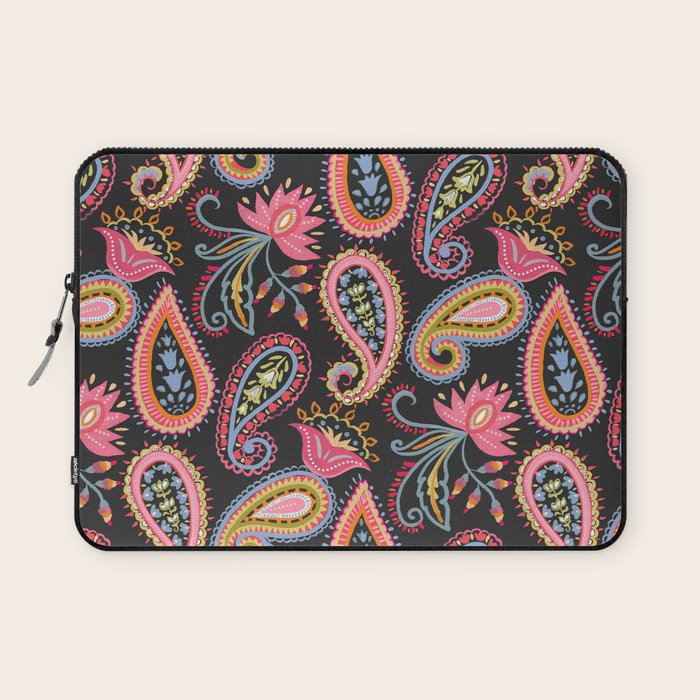 Eclectic  Paisley Delight Laptop Sleeve Gallery Image 1