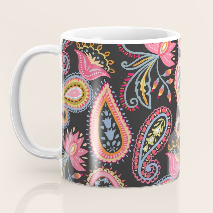 Eclectic  Paisley Delight Coffee Mug Gallery Image 3