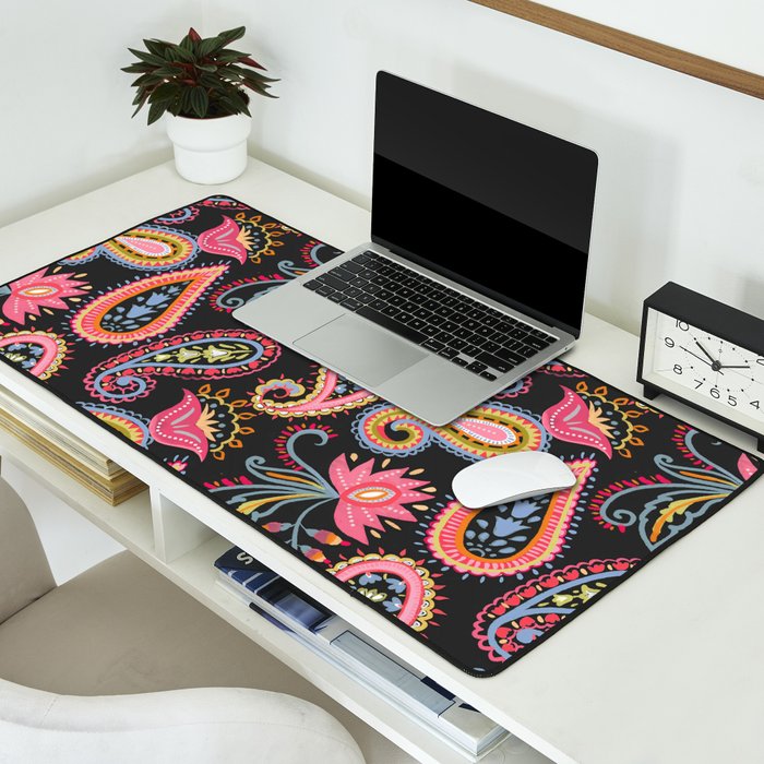 Eclectic  Paisley Delight Desk Mat Gallery Image 2