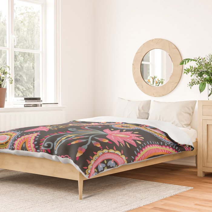 Eclectic  Paisley Delight Duvet Cover Gallery Image 2