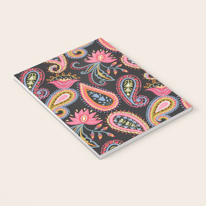 Eclectic  Paisley Delight Notebook Gallery Image 3