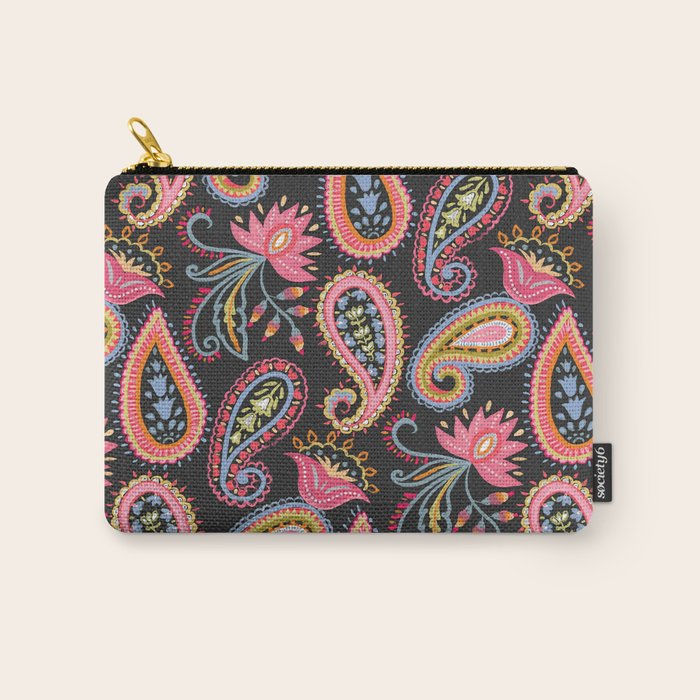 Eclectic  Paisley Delight Carry All Pouch Gallery Image 1