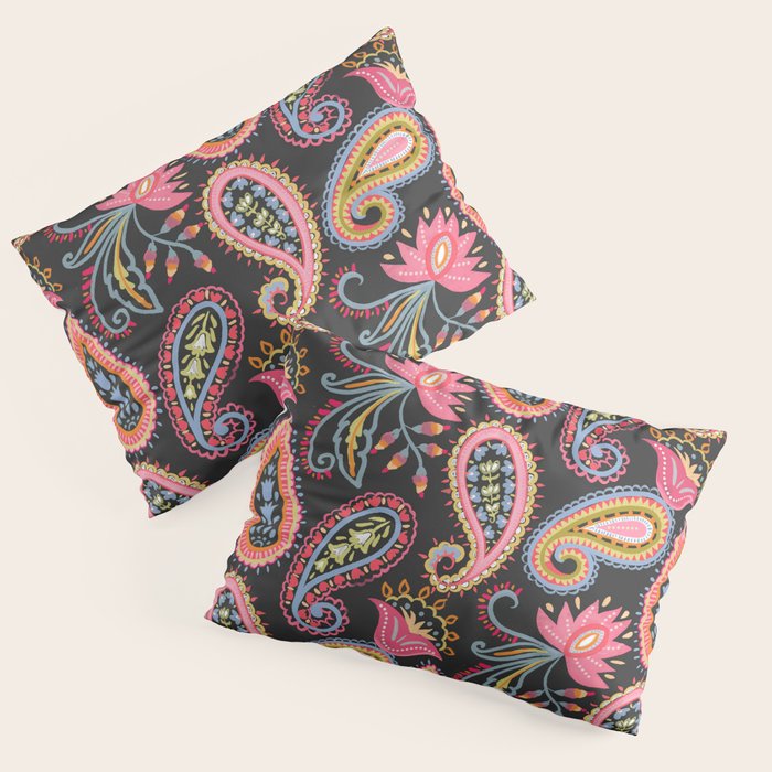 Eclectic  Paisley Delight Pillow Sham Gallery Image 3