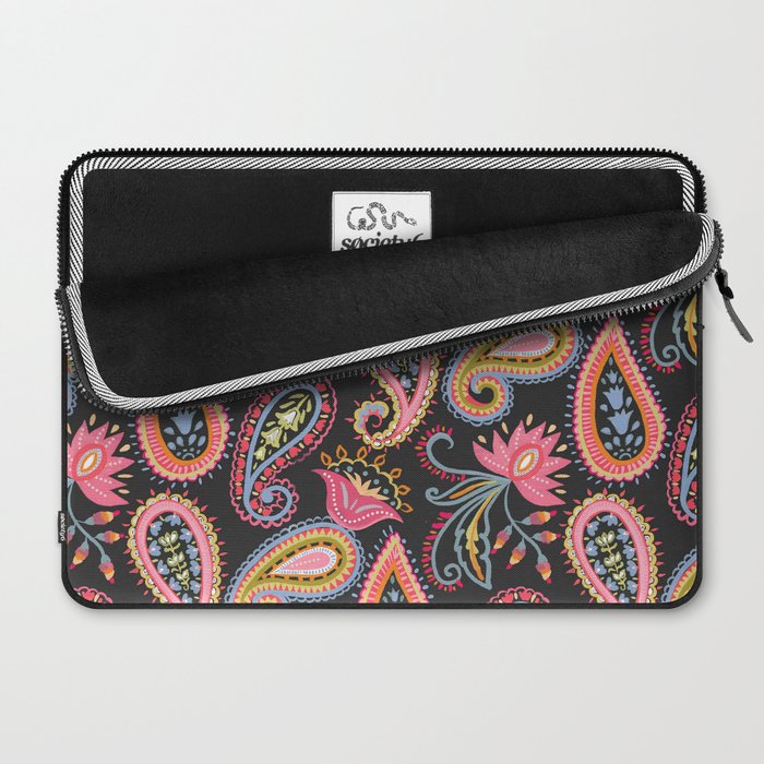 Eclectic  Paisley Delight Laptop Sleeve Gallery Image 2