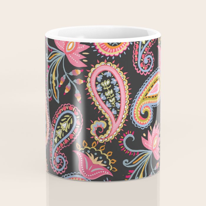 Eclectic  Paisley Delight Coffee Mug Gallery Image 4
