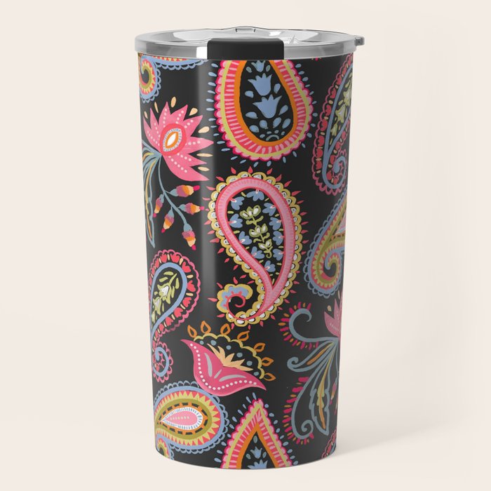 Eclectic  Paisley Delight Travel Mug Gallery Image 1