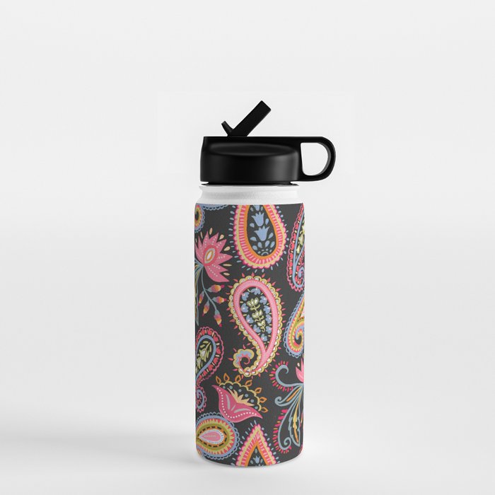 Eclectic  Paisley Delight Water Bottle Gallery Image 1