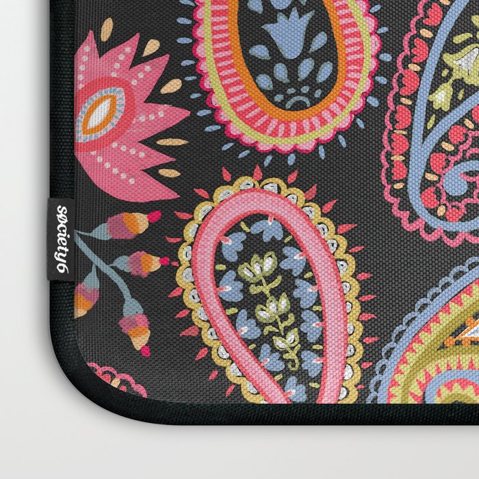 Eclectic  Paisley Delight Laptop Sleeve Gallery Image 3