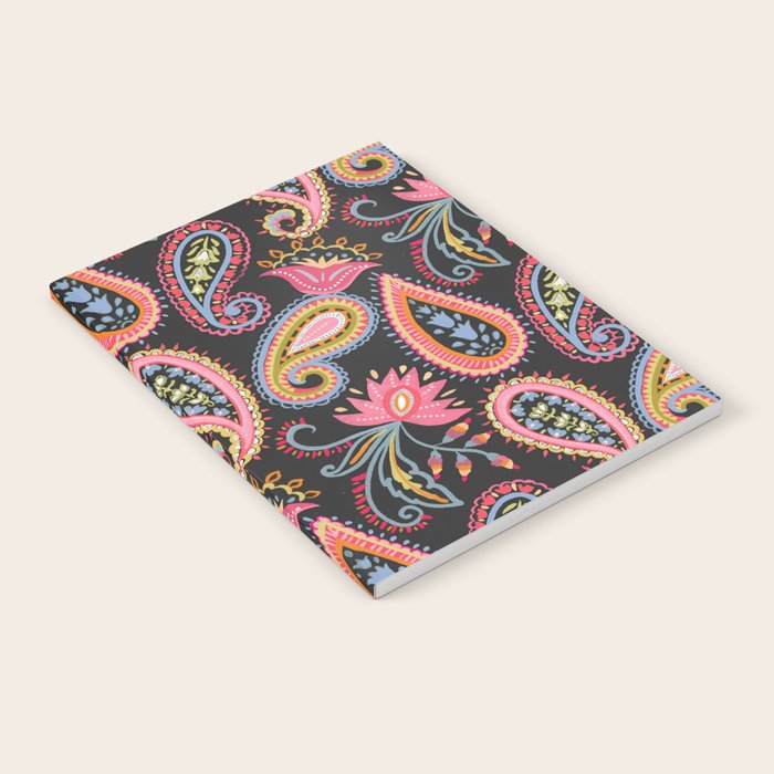 Eclectic  Paisley Delight Notebook Gallery Image 2
